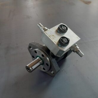 Hydraulimoottori + paineenrajoitusventtiili Hydro50 lietepumppuun