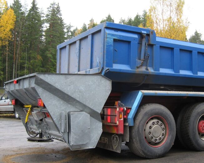 AJO T270-kuorma-auton tela- ja lautashiekoituslaite